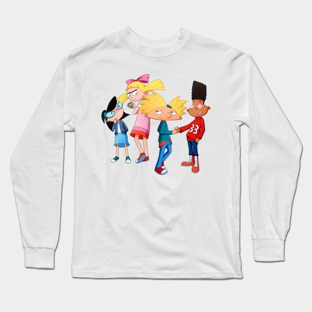 HA! It's Time To Go Back To School Long Sleeve T-Shirt by Shaami